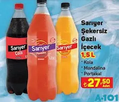 SARIYER ŞEKERSİZ GAZLI İÇECEK 1.5 L